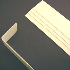 Corrugated Plastic 3" strip