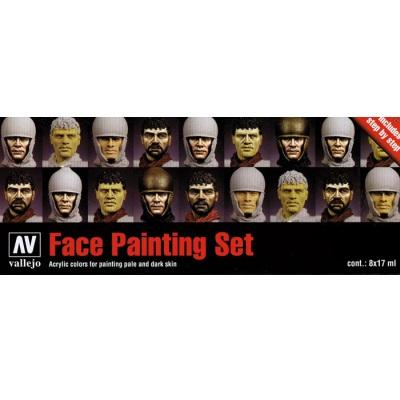 Face Painting model colour set (8)
