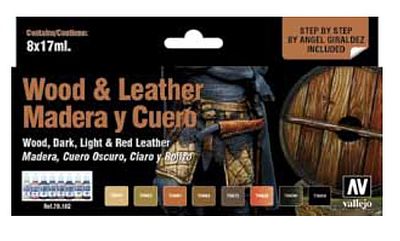 Wood & Leather Model Colour set (8)