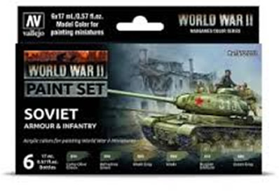 WWII W/Games set Soviet (6)