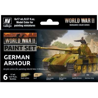 WWII War Games Set German Armour (6)