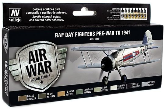 RAF Day Fighters Pre-War Model Air Set