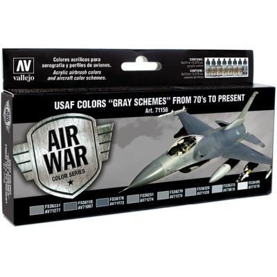USAF Colors “Grey Schemes” from 70’s to present (8) Model Air 