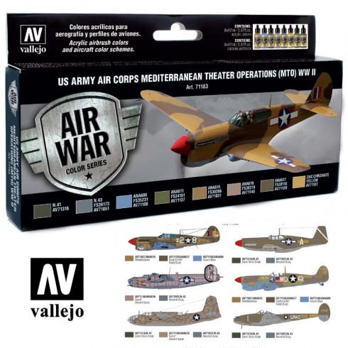 US Army Air Corps Mediterranean Theater Operations (MTO) WWII Model Air (8)