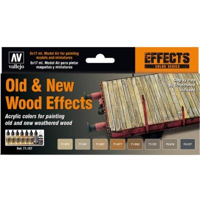 Old & New wood effects Model Air set (8 x 17ml bottles)