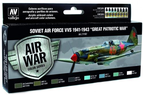 Soviet Air Force VVS 1941 to 1943 “Great Patriotic War” Model Air Set (8l)