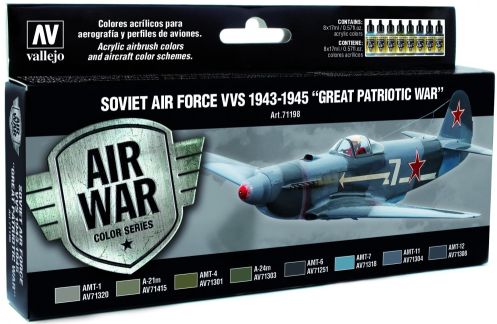 Soviet Air Force VVS 1943 to 1945 “Great Patriotic War” (8 x 17ml bottles)