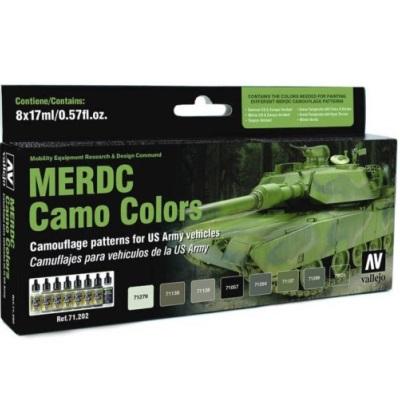 MERDC Camo Colors Model Air Set (8 x 17ml bottles)