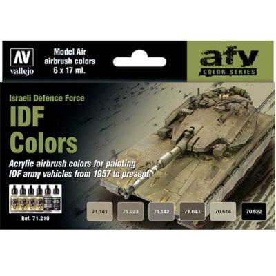IDF Colours Model Air Set (6 x 17ml bottles)