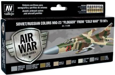 Soviet/Russian AF MIG-23 Flogger paintset