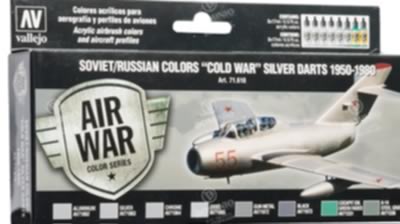 Soviet/Russian AF Cold War Silver Darts paint set