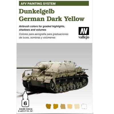 Dunkelgelb German Dark Yellow Painting system 6 x 8ml