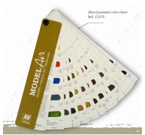 Colour Charts Model Air Handmade