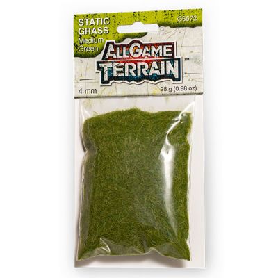 4mm Static Grass Medium Green