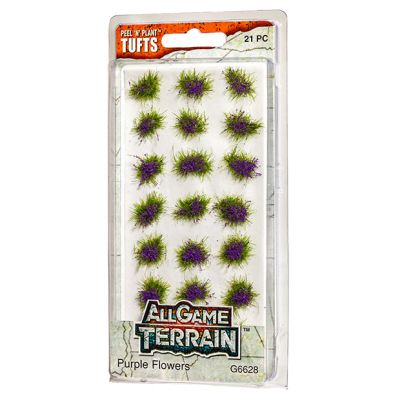 Purple Flower Tufts (21 piece)