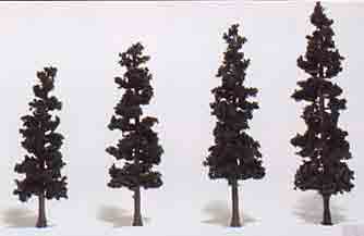 4 - 6" Conifer Green (4) Pines RM