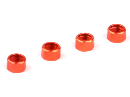 Shock Cap Rings, orange (Dominus)