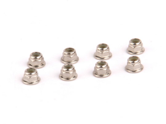 Locknuts, flanged M4