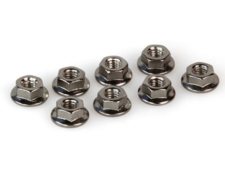 Serrated Nuts Flanged M4