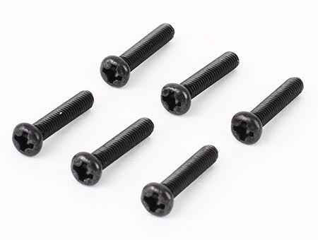 Button Head screws M3x15mm (6 pce)