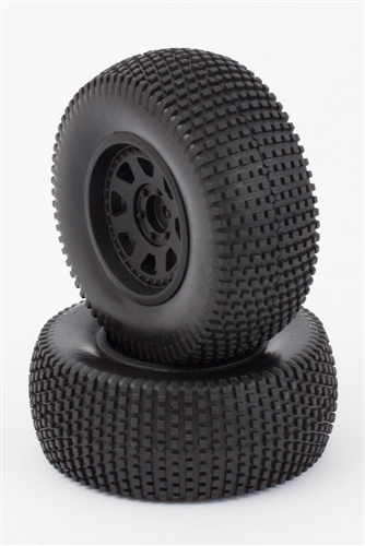 Tyres Mounted Black Rim 24mm Violition