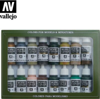 German Camouflage WWII Model Color set (16)