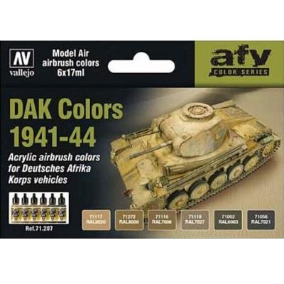 DAK Colors 1941-1944 Model Air Set (6 x 17ml bottles)