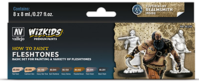 Fleshtones Wizkids Premium paint set