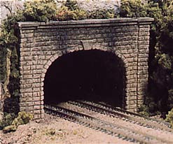 Cut Stone Dble Tunnel Portal