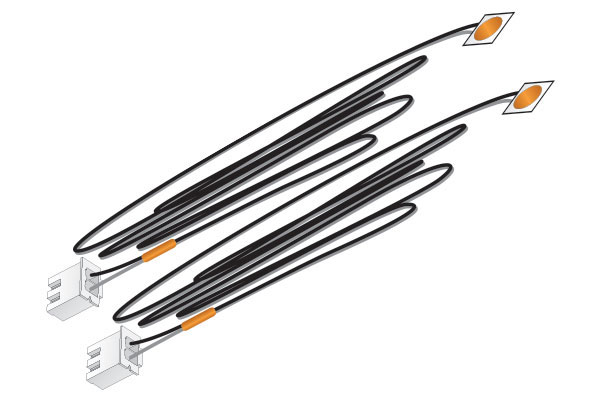 Orange LED Stick-On Lights