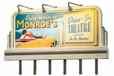 Monroe's Drive-In Billboard