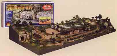 HO River Pass Scenery kit