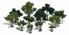 3/4"-3" Lt./Med./Dk. Green Trees (36)