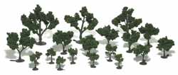 Realistic Tree Kit 3/4" - 3" Med Green