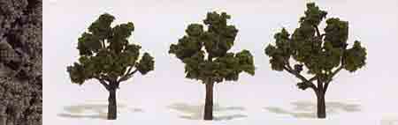 3 - 4" Dark Green (3) Trees RM