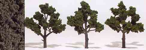 4 - 5" Dark Green (3) Trees RM